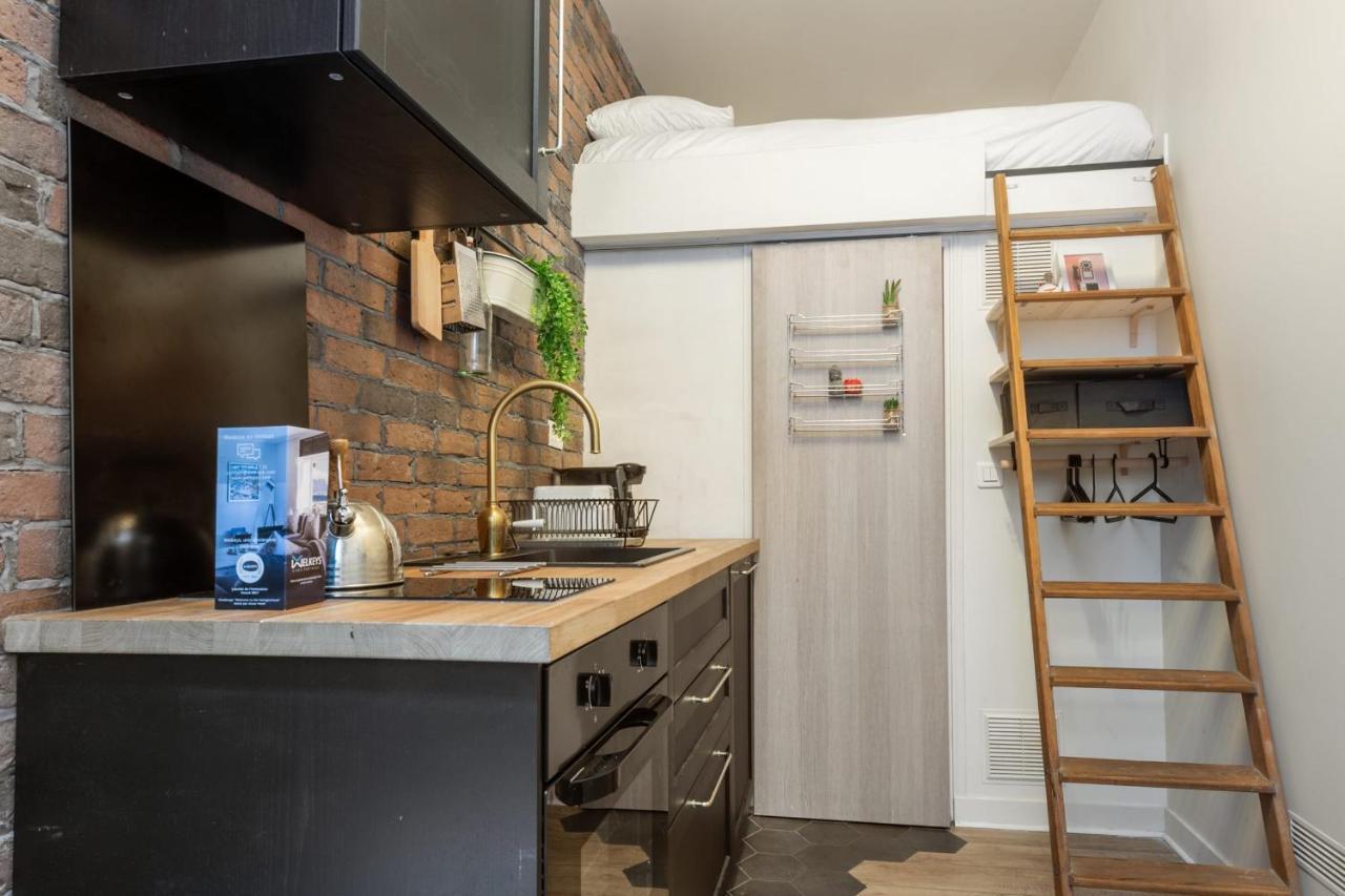 Charming Industrial-Style Studio Just Nearby Montmartre In Paris - Welkeys Lägenhet Exteriör bild